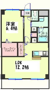 シェローナ【4階】の間取り