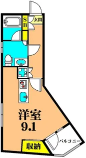 アズ大井町レジデンス【3階】の間取り