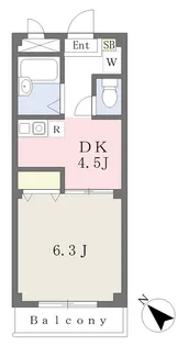 グリーンヒルズ【3階】の間取り