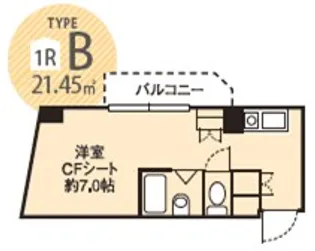ドミール堺筋本町【7階】の間取り