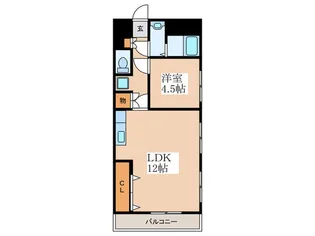 ベルハンドヴィラ【5階】の間取り