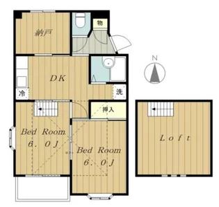 ペティメントI【4階】の間取り