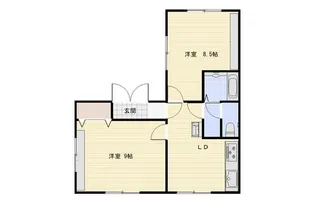 鈴木C棟【1階】の間取り