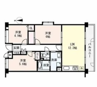 SOLASIA residence池田【2階】の間取り
