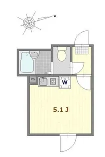 シャンテお花茶屋II【2階】の間取り