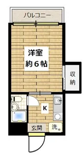 カーサB【2階】の間取り