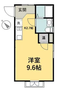 コンドミニアム ノヴィア・ブランカ【4階】の間取り