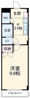 ポレール梅林【7階】の間取り