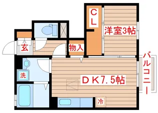 ティートリー旭ヶ丘【1階】の間取り