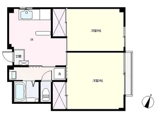 S1764R 下田コートハウス【2階】の間取り