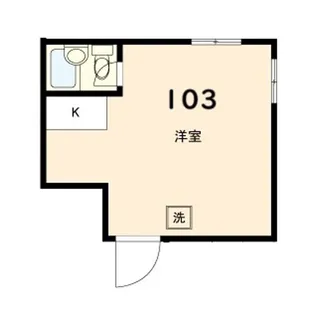 バライ北沢【1階】の間取り