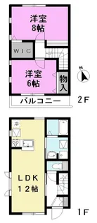 ヴォーネンB【1階】の間取り