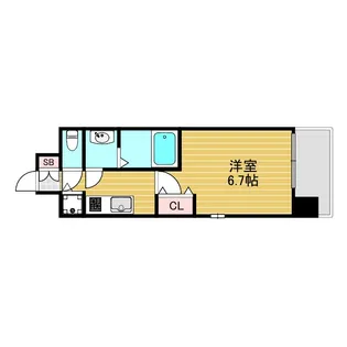 ベラジオ新大阪北【3階】の間取り