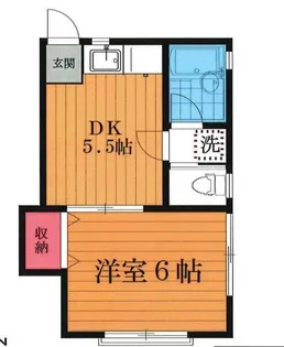 ル・シェーヌ【1階】の間取り