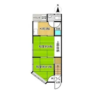 第5寿コーポ【2階】の間取り