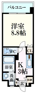 UNITED HIROSHIMA【9階】の間取り