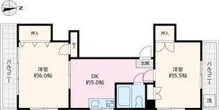 セントリバーハウス【4階】の間取り