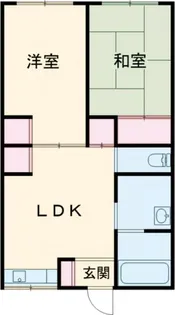 第5燕スカイマンション【2階】の間取り