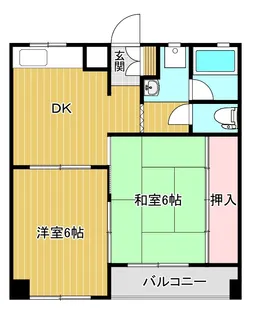 サンライフ竹尾【3階】の間取り
