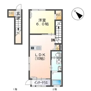 フィールリバーヒルズ IV【2階】の間取り