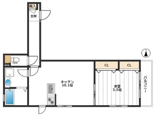 Diva-M【2階】の間取り