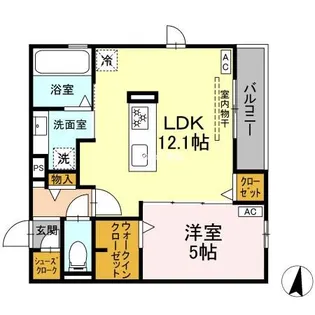 U-リッチ トリシア【2階】の間取り