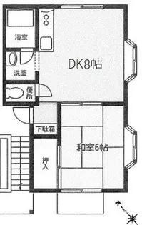 セヒーロ大庭【1階】の間取り