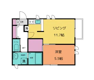 ゴールドコースト【2階】の間取り