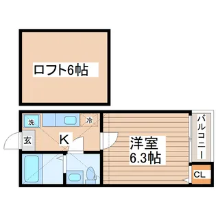 i-STATE泉【2階】の間取り