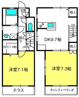 アーバンヒルズ【2階】の間取り