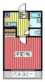 マーブル武蔵浦和【2階】の間取り
