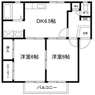 カメリア【1階】の間取り