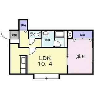 プリマベーラ栄通り【2階】の間取り