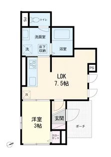 K meguro【1階】の間取り