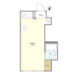 est Largo SHIBUYA【3階】の間取り