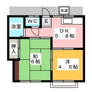 ドミールSK【1階】の間取り