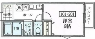 Esta大塚【1階】の間取り