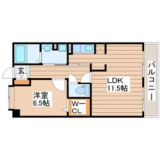 bePLACE【2階】の間取り