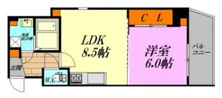 八丁堀 i BLD.(アイビル)【12階】の間取り