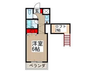 シティパレス狭山【3階】の間取り