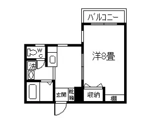 アビタシオン坂之上【2階】の間取り