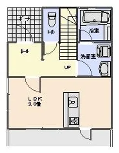 メゾンアイA【1階】の間取り
