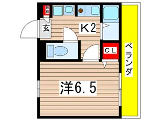 大栄ビル【4階】の間取り