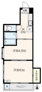 国分ビル【3階】の間取り