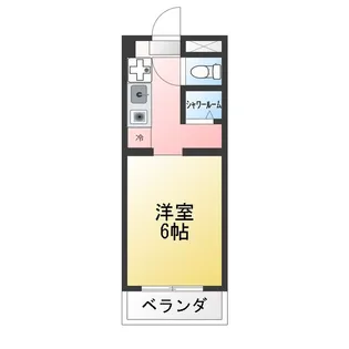 パールハイツ松原【1階】の間取り