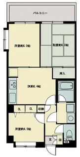 レーベンハイム和光ヒルズ【3階】の間取り