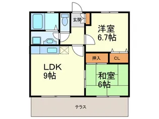 ティアラM2【1階】の間取り