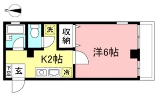 ブルーム・永福町【2階】の間取り