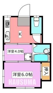 金子荘【1階】の間取り