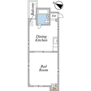 方マンション【3階】の間取り